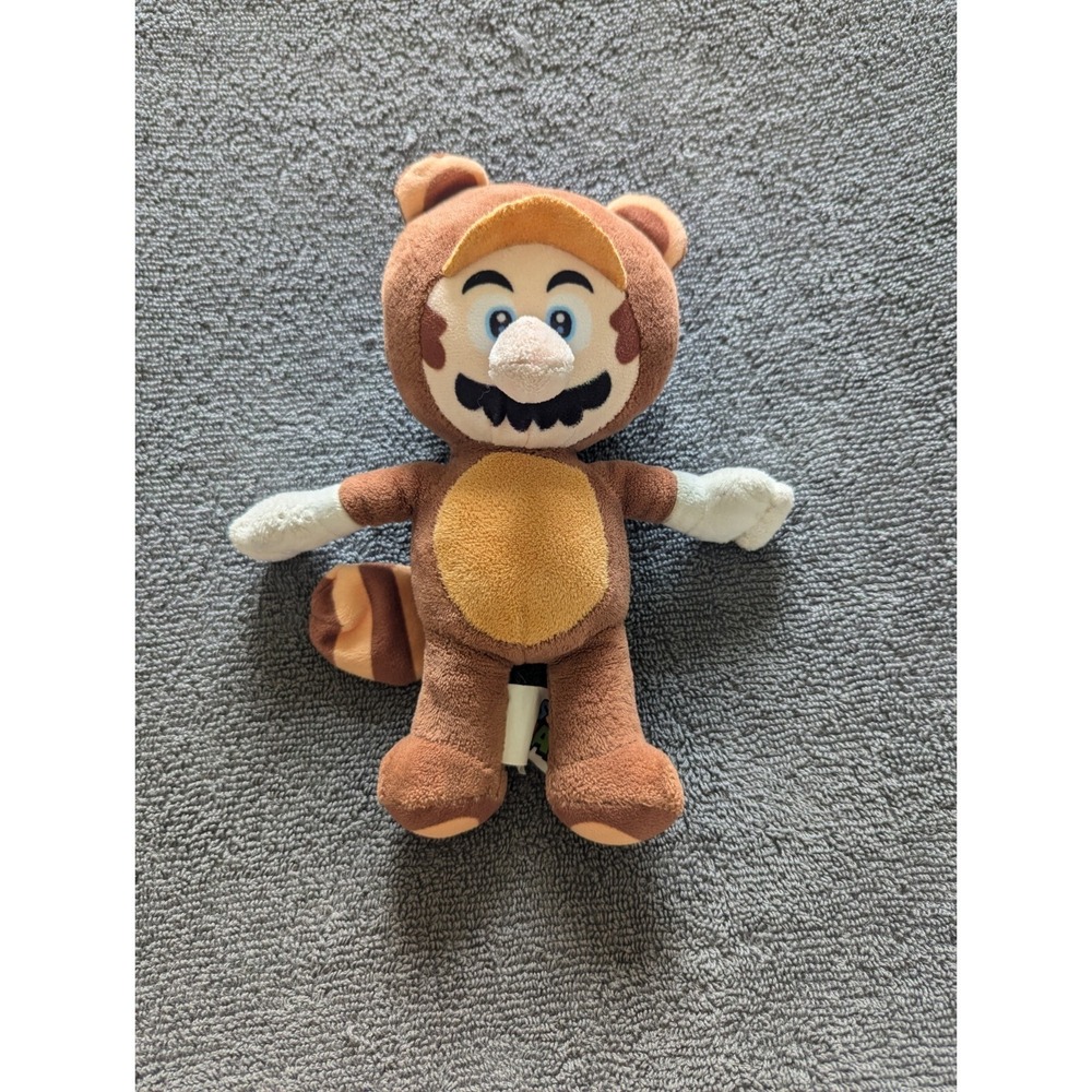 Nintendo Super Mario 8" Plush Tanooki Racoon Stuffed Doll Toy‎ Gift